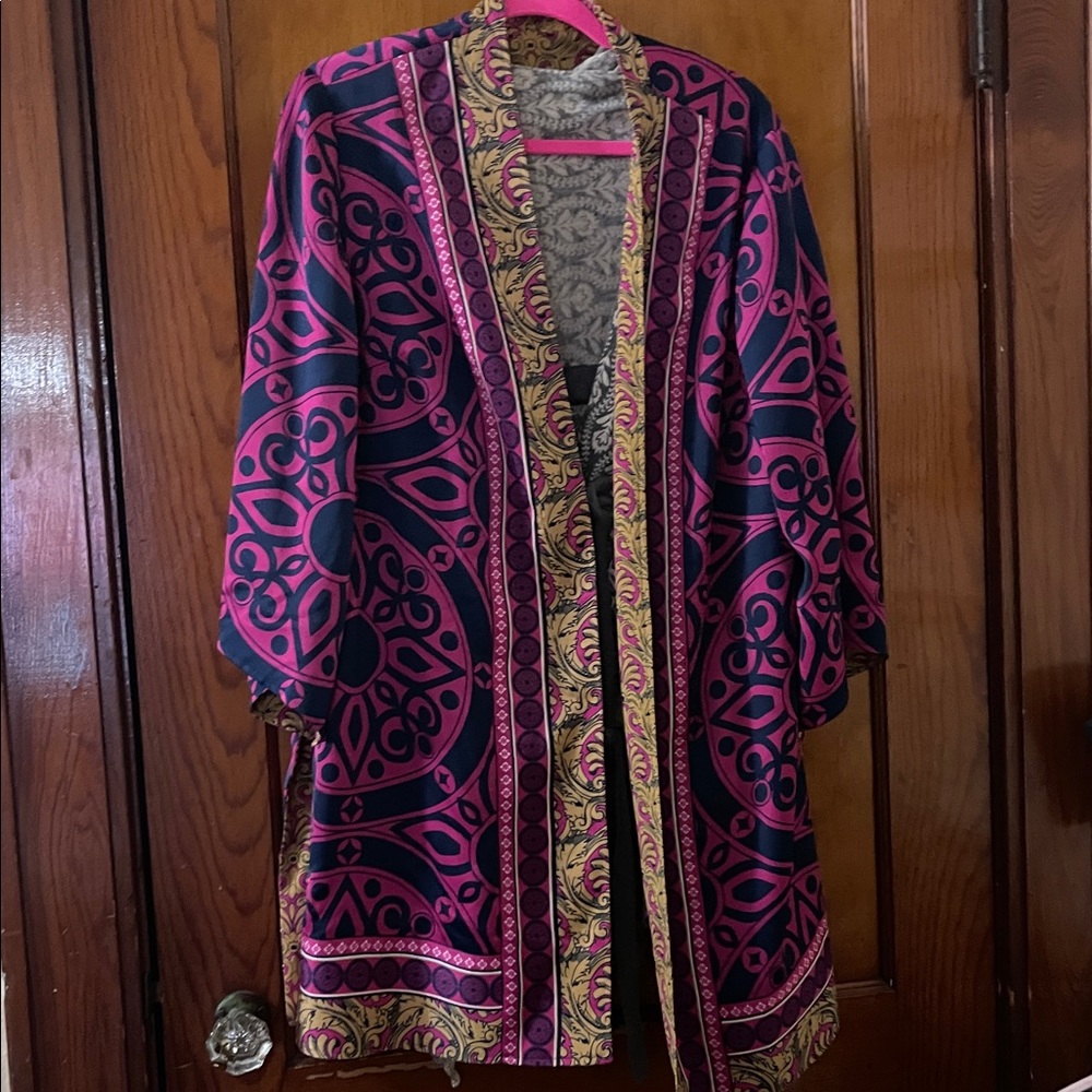 Chicos reversible 3/4 sleeve kimono L/XL - Picture 4 of 7